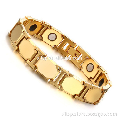 Unique design bio energy power ceramic titanium bracelet